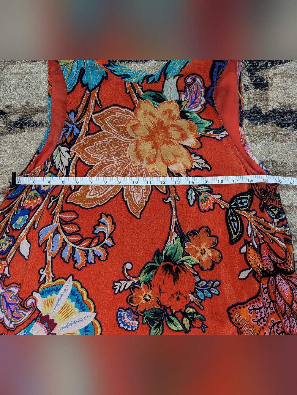 Anthropologie Maeve Tropical Floral Sleeveless Dress - Picture 5 of 5